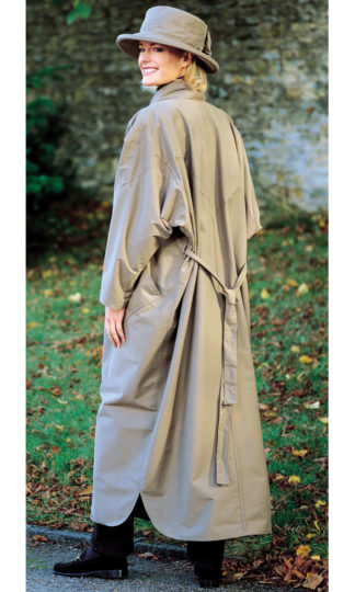Unique, full length, waterproof ladies raincoat