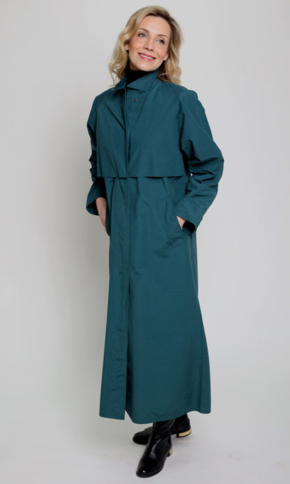 Womens full length raincoat